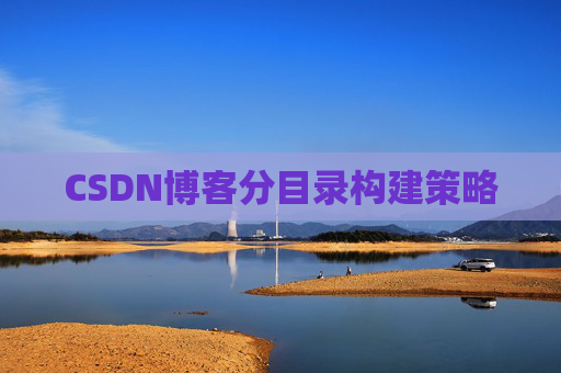 CSDN博客分目录构建策略